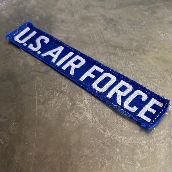 U.S. AIR FORCE blue tape patch, vintage - Picture 5 of 11